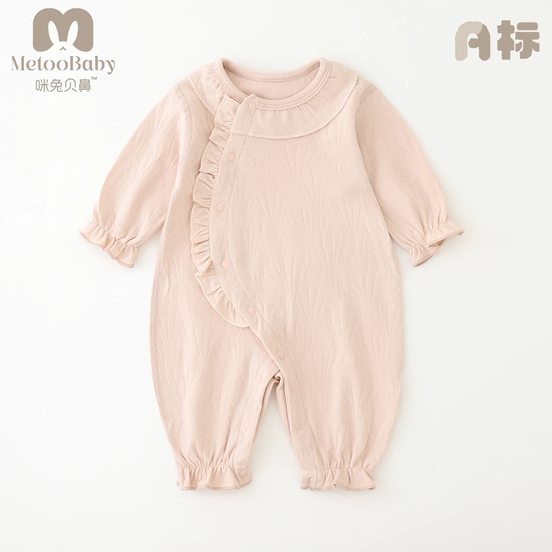 纯棉四季无骨连体哈衣和尚服爬服婴幼儿宝宝新生儿待产包必备