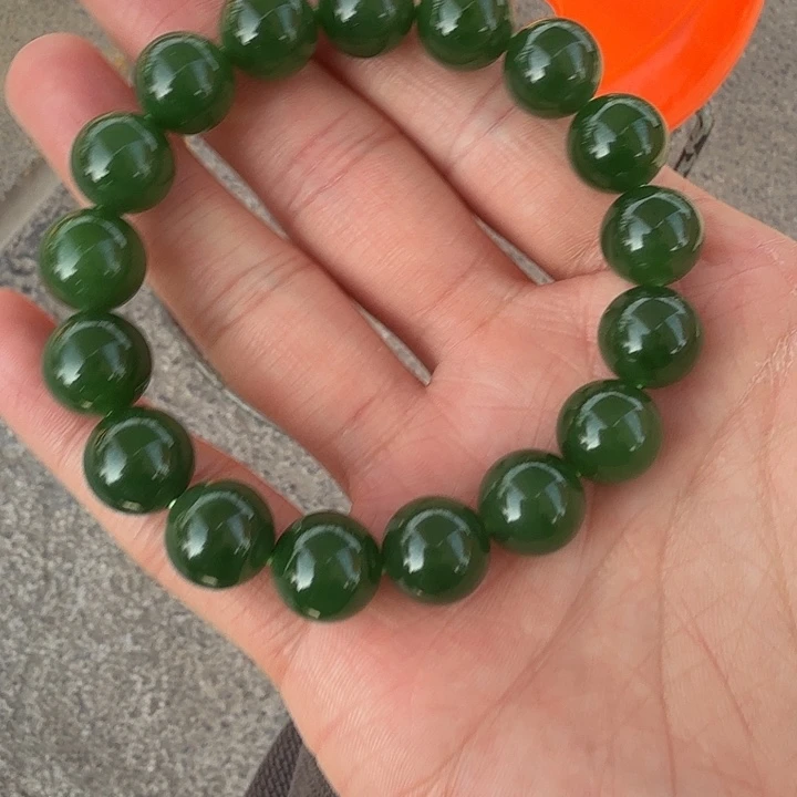 和田玉（碧玉）未镶嵌手链