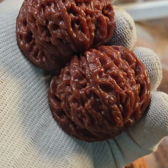 核桃手串/手链磨盘狮子头，全透老磨盘，7年