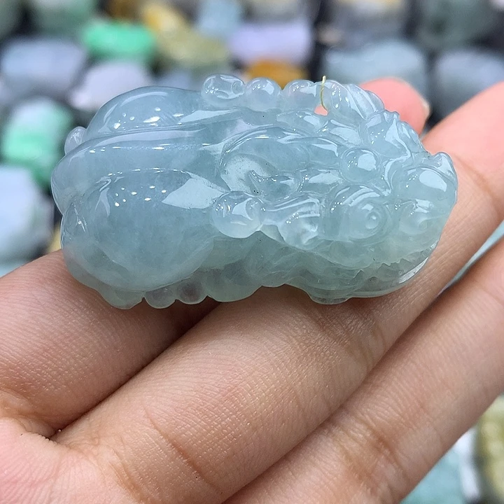 翡翠未镶嵌颈饰天然缅甸翡翠