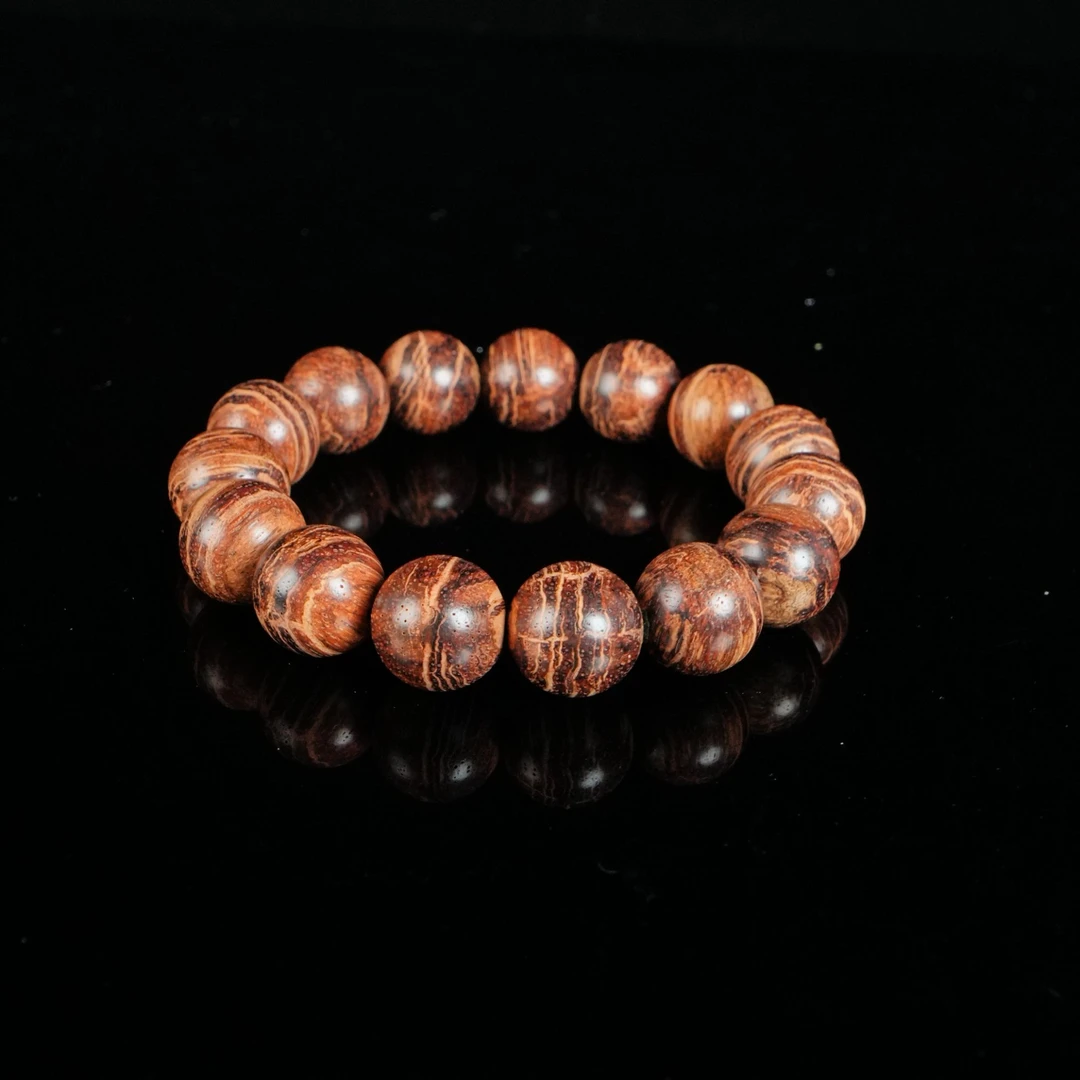 B8311 海南小叶降真香千层甲手串 1.5cm 22.4g