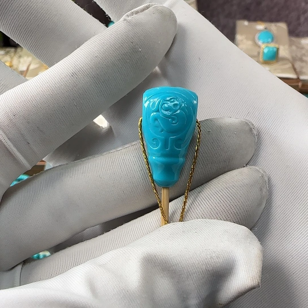 绿松石未镶嵌11mm➕三通