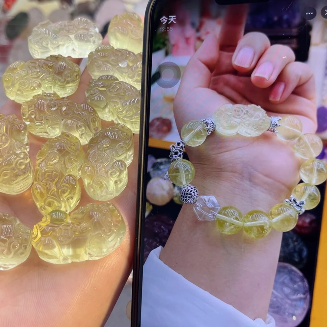 水晶颈饰未镶嵌黄水貔貅74