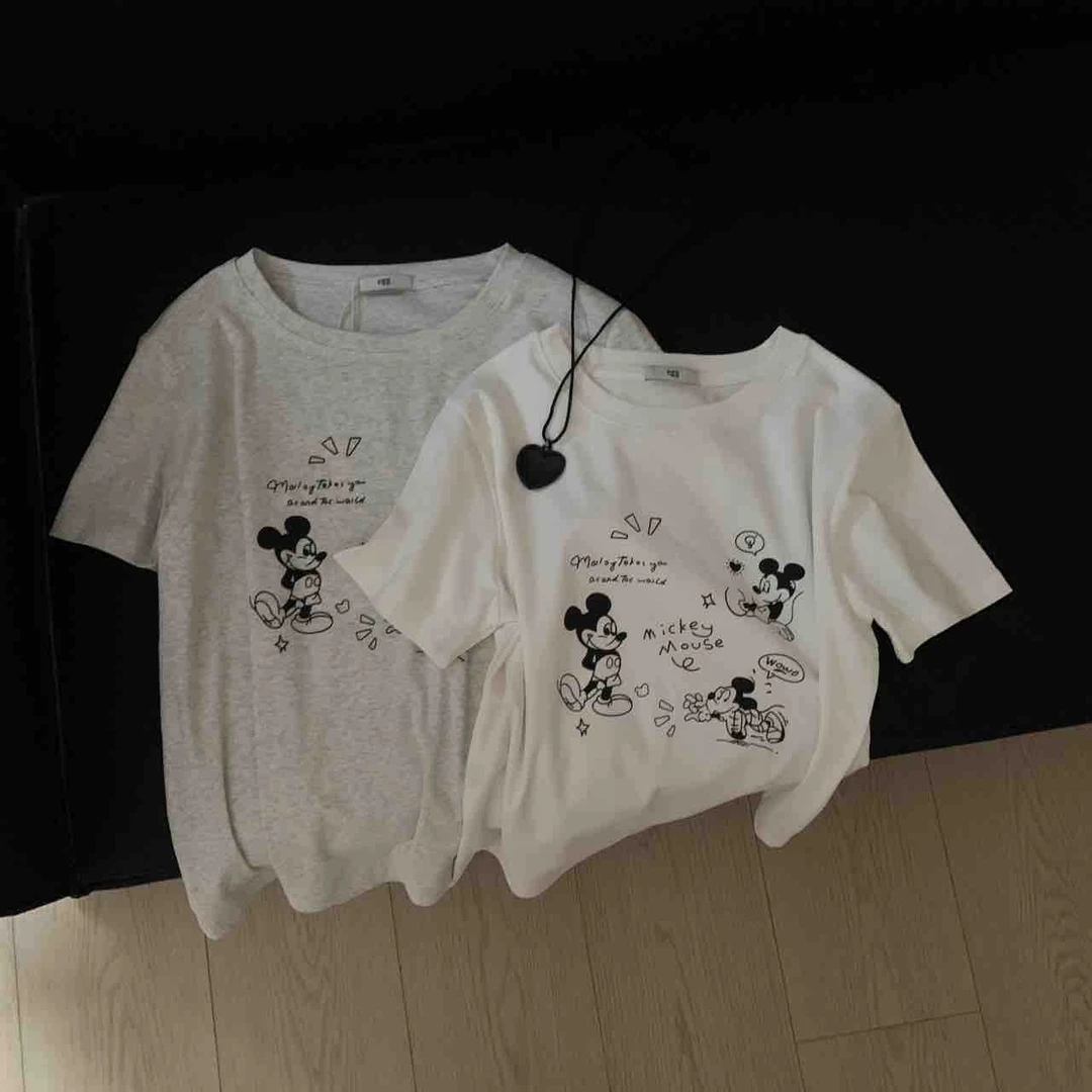 9295 正肩灯泡米奇短袖