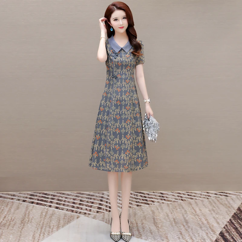 连衣裙春夏流行新款气质轻奢高级感超火减龄妈妈高端品牌2025