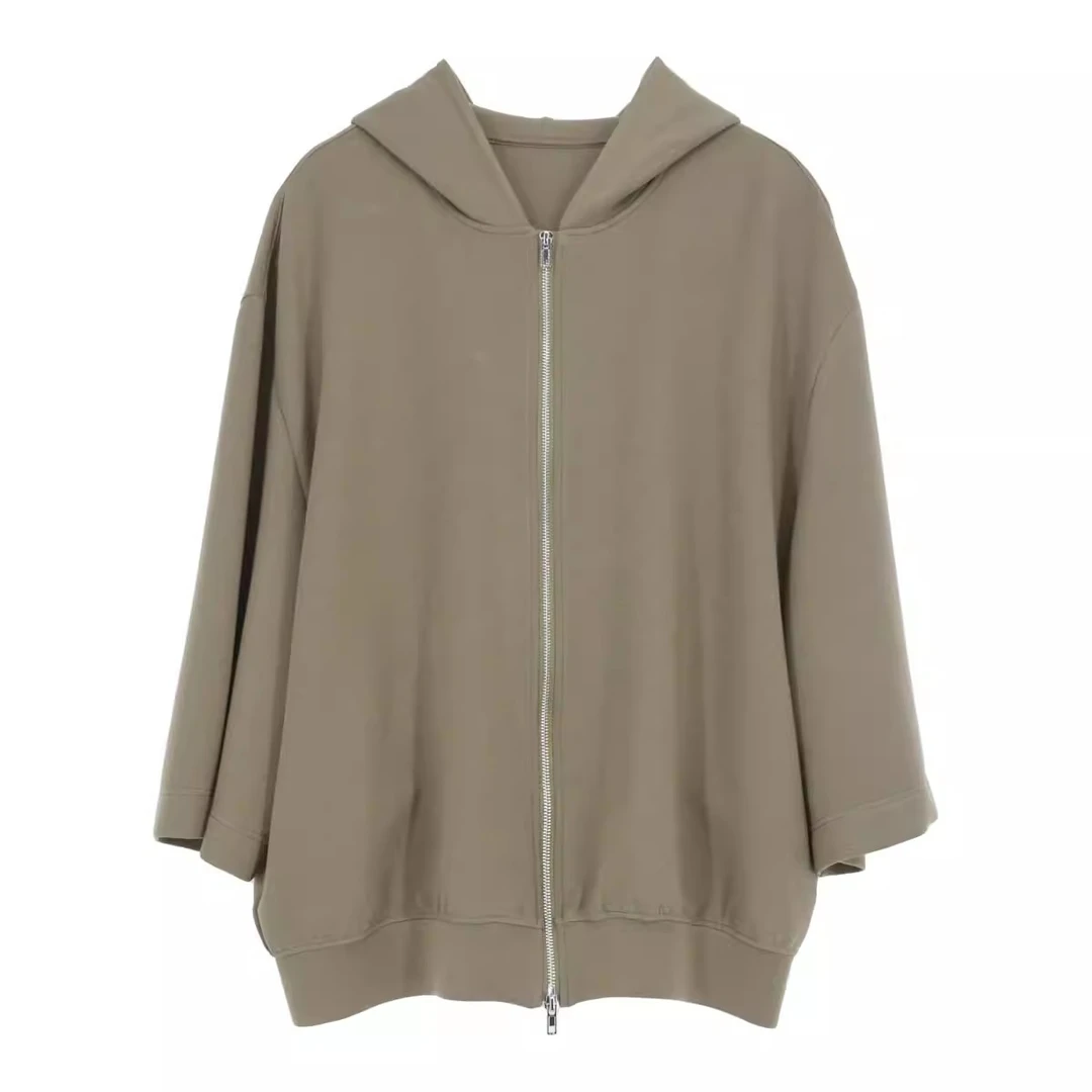 YOUWEI 有尾 空气层连帽卫衣外套25秋设计师 Y2525303