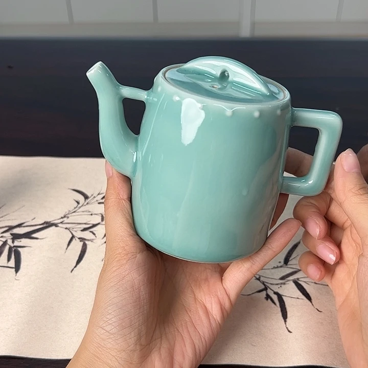 龙泉云间青瓷小米茶器