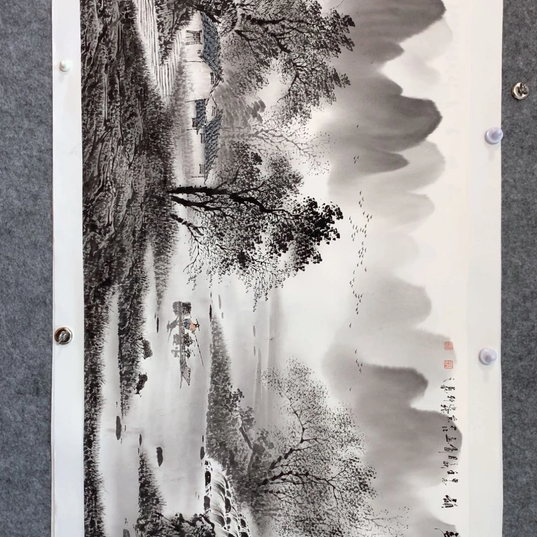 ༒***༒国画山水作品写意