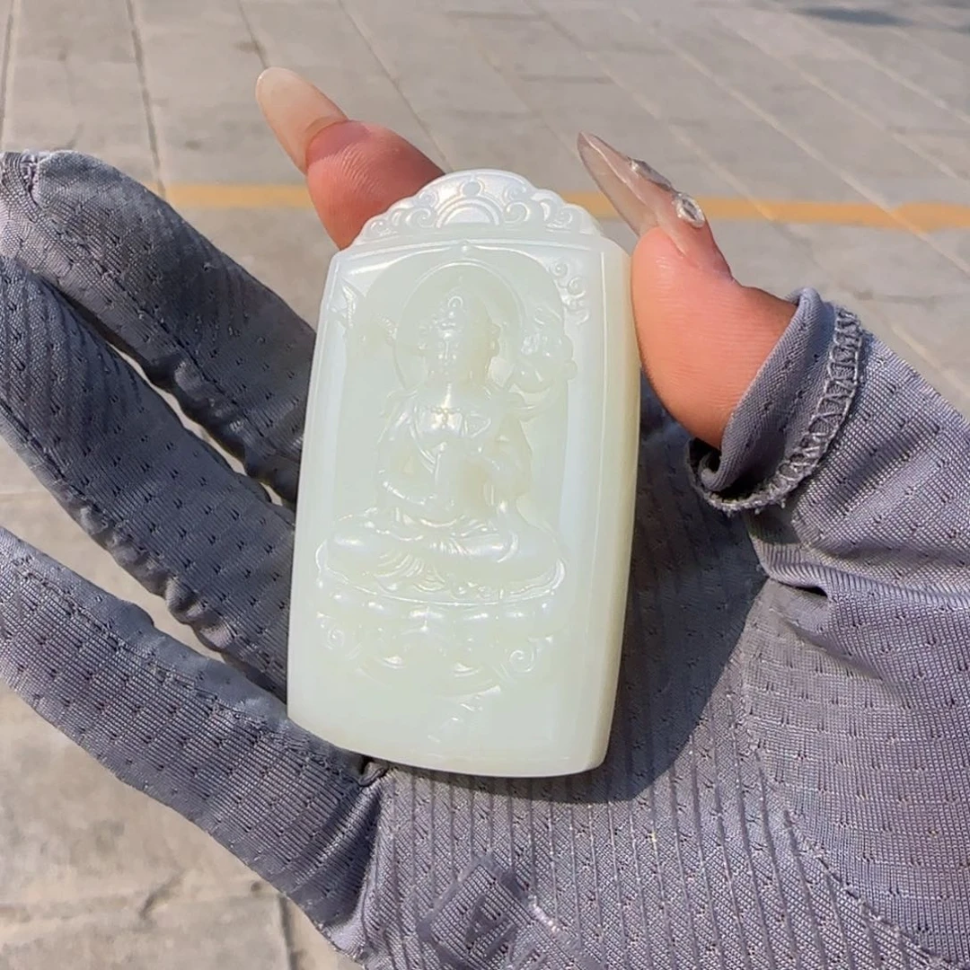 和田玉未镶嵌颈饰60