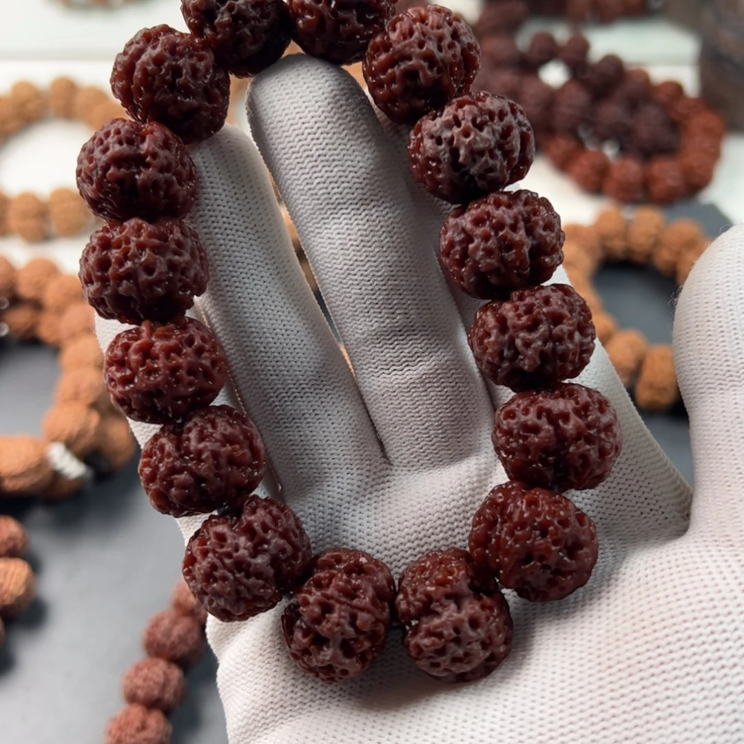 金刚菩提手串梭*梅花双龙20超头