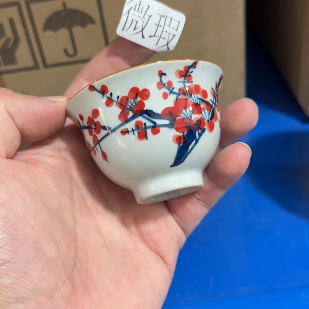 釉下彩纯手绘微瑕