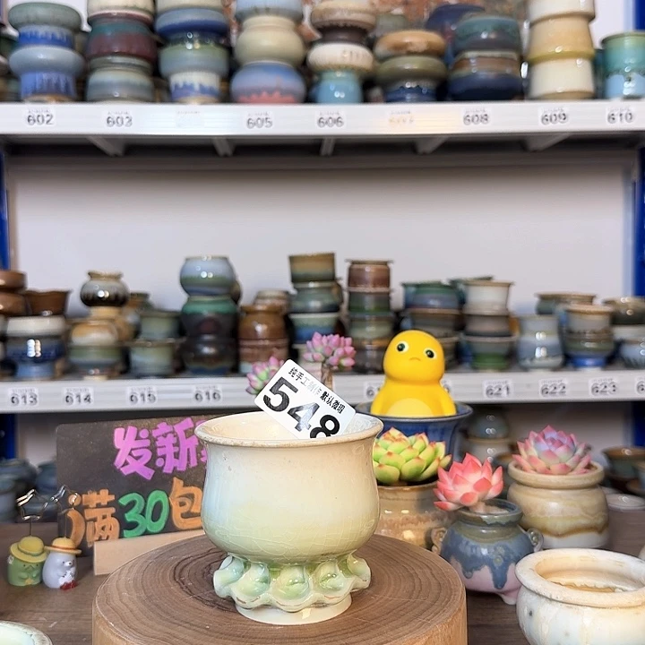 贾*存景德镇手工陶瓷盆 瑕疵 口8