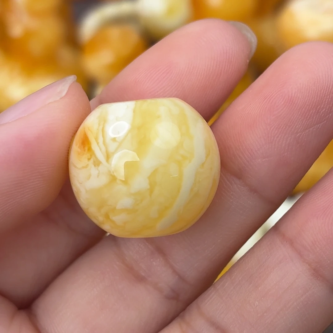 裸石蜜蜡未镶嵌20x18苹果珠