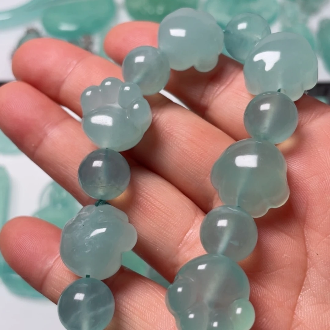【闪购商品】未镶嵌蛇纹石玉手链