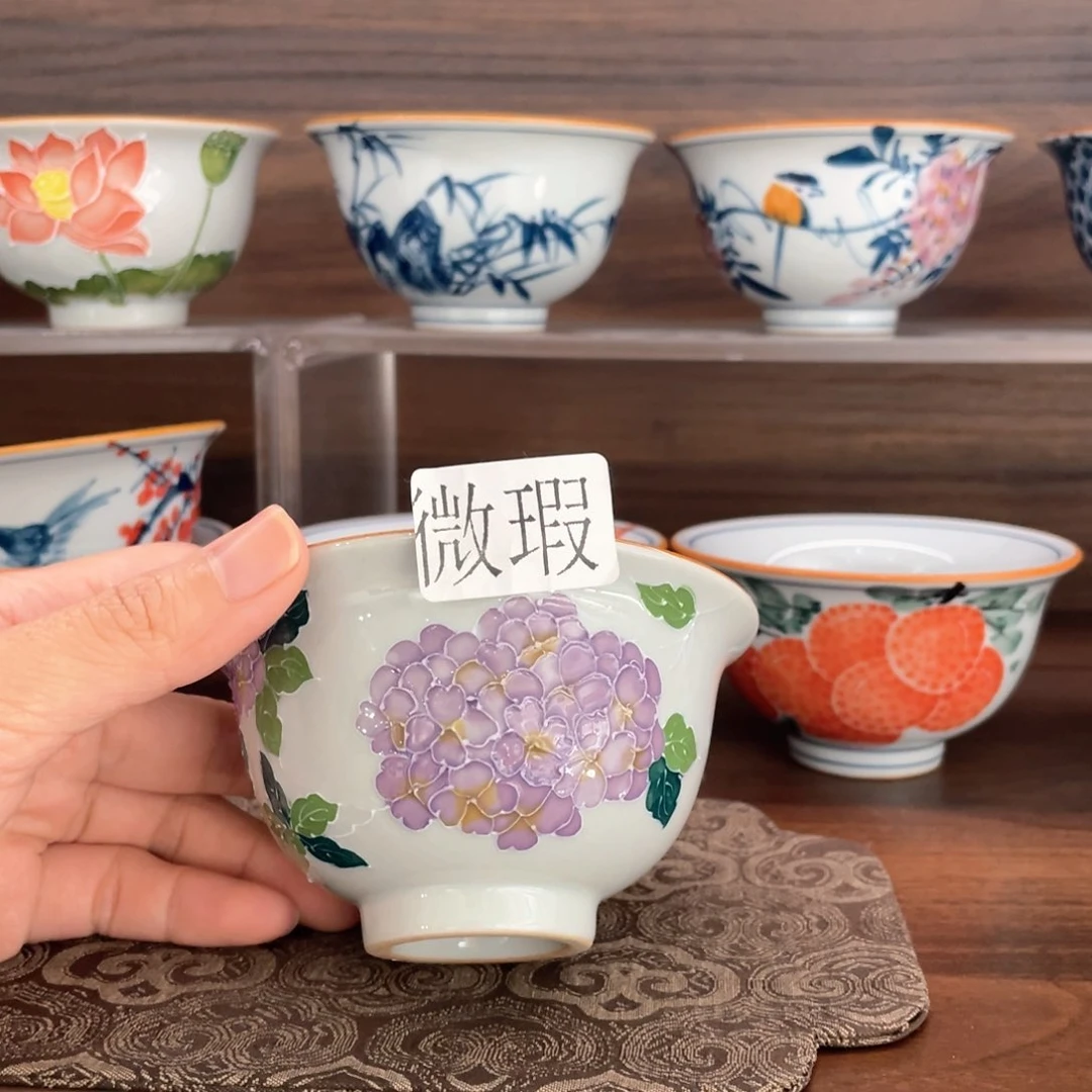 釉下彩纯手绘微瑕