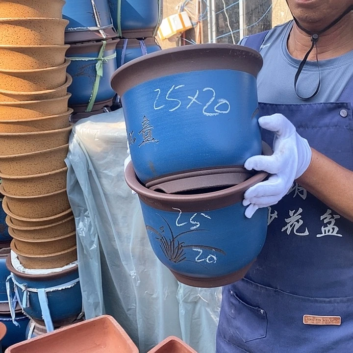 紫砂花盆紫砂花盆