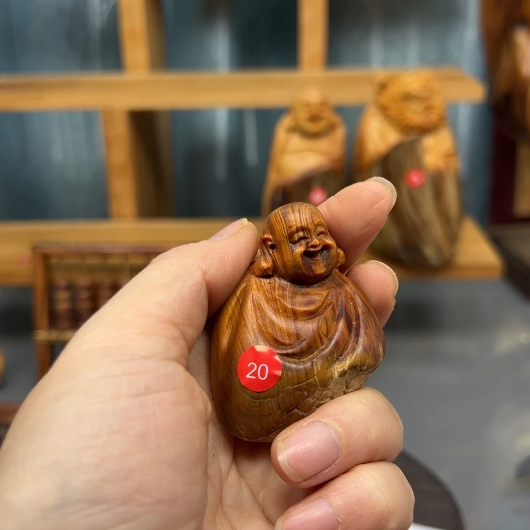 五***哥木崖柏木摆件手把件，