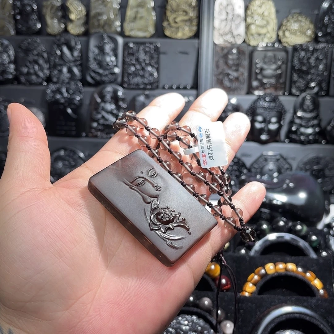 张***╮黑曜岩未镶嵌手链