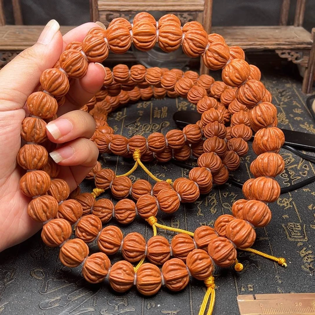 桃核吊坠佛手手持