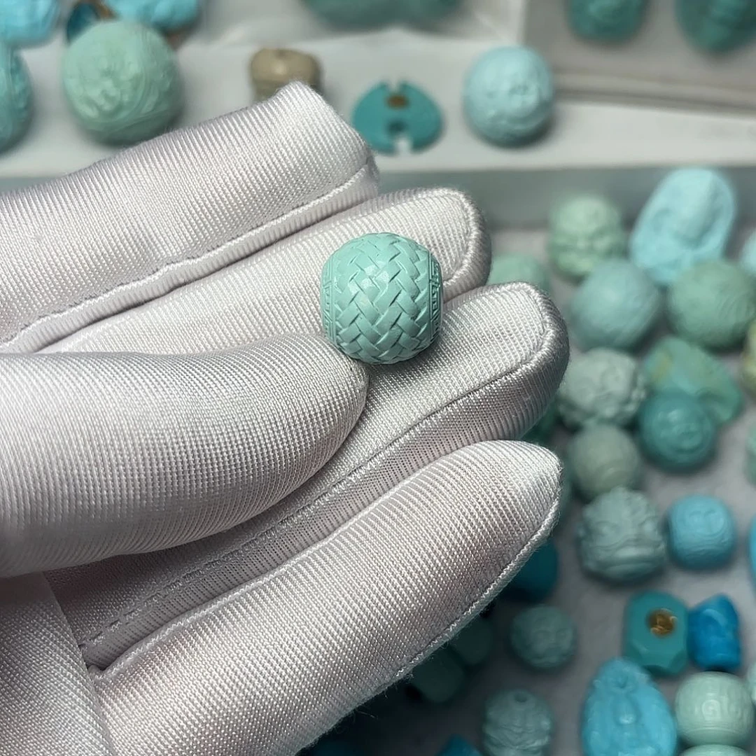 绿松石珠宝半成品未镶嵌