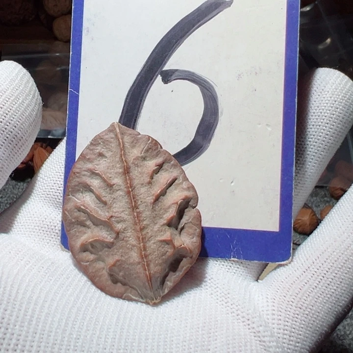 手串桃核O****T异形树叶核桃6