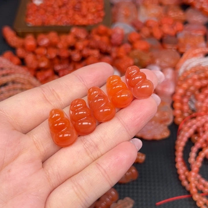 南红玛瑙未镶嵌吊坠(不含链)