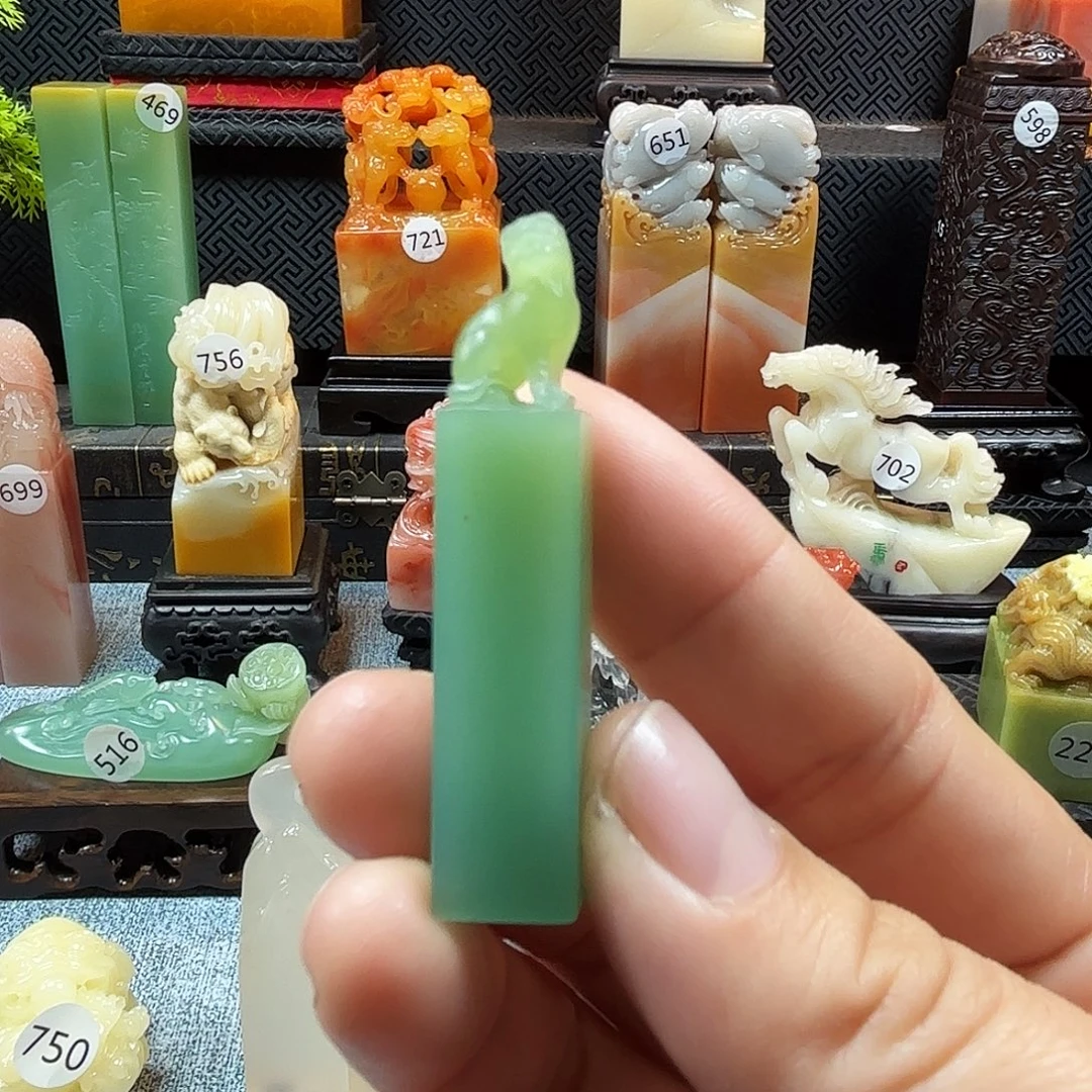 寿山石印石云南蓝8