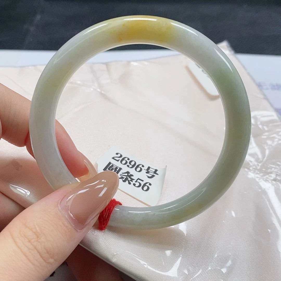 【闪购商品】翡翠手镯（圆镯）未镶嵌348号