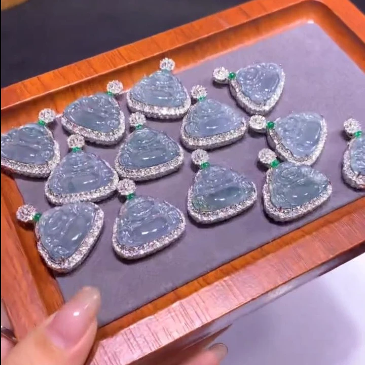 【逍遥严选】天然A货翡翠佛公吊坠*6968/30/多样性发/1件