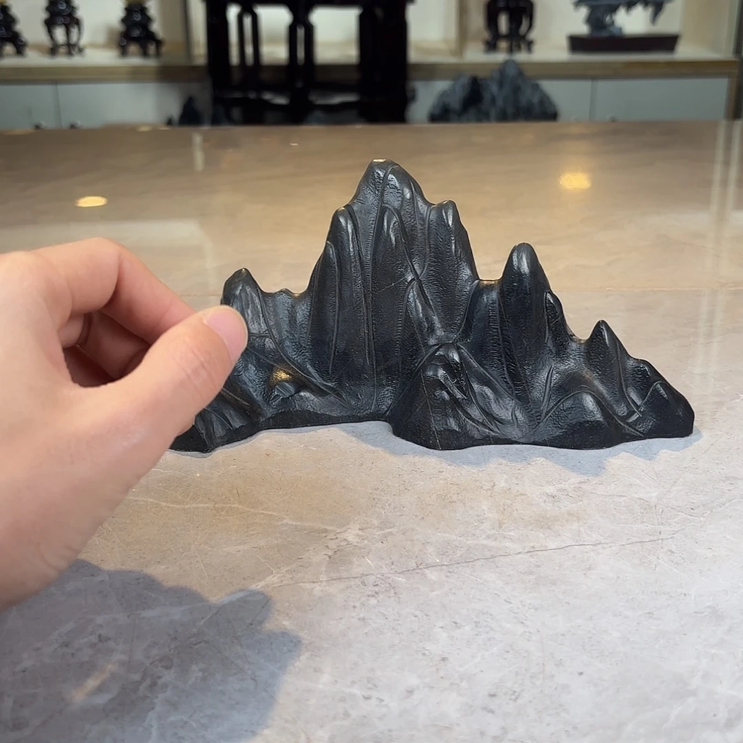 阿***斌石材灵璧石手工雕刻奇石摆件