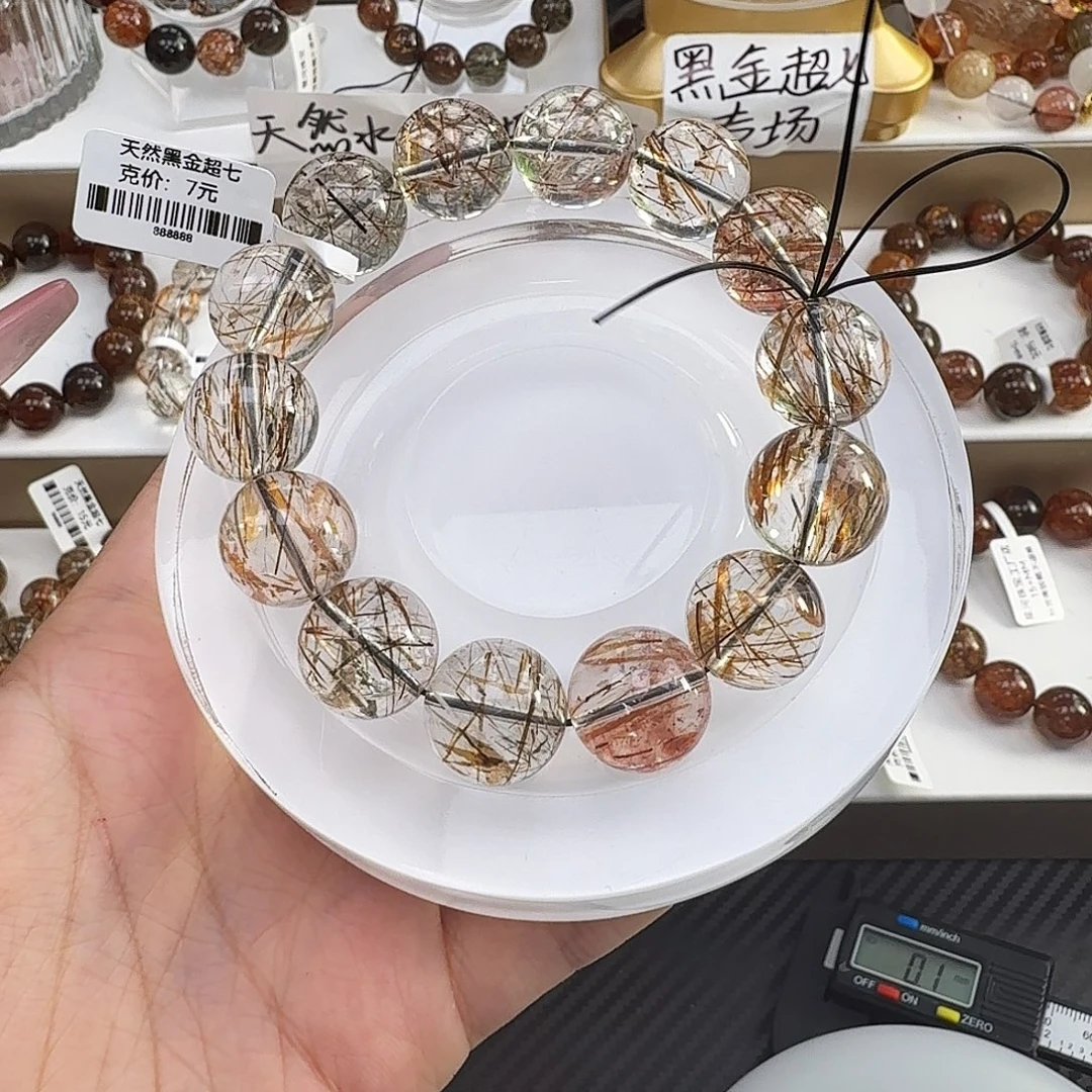 手链未镶嵌水晶黑金超七多样性发其一