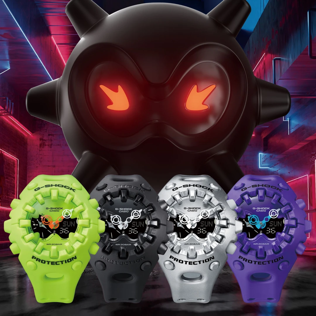 Casio/卡西欧【XG同款】手表GA-V01潮流时尚情侣多功能酷眼仔限定