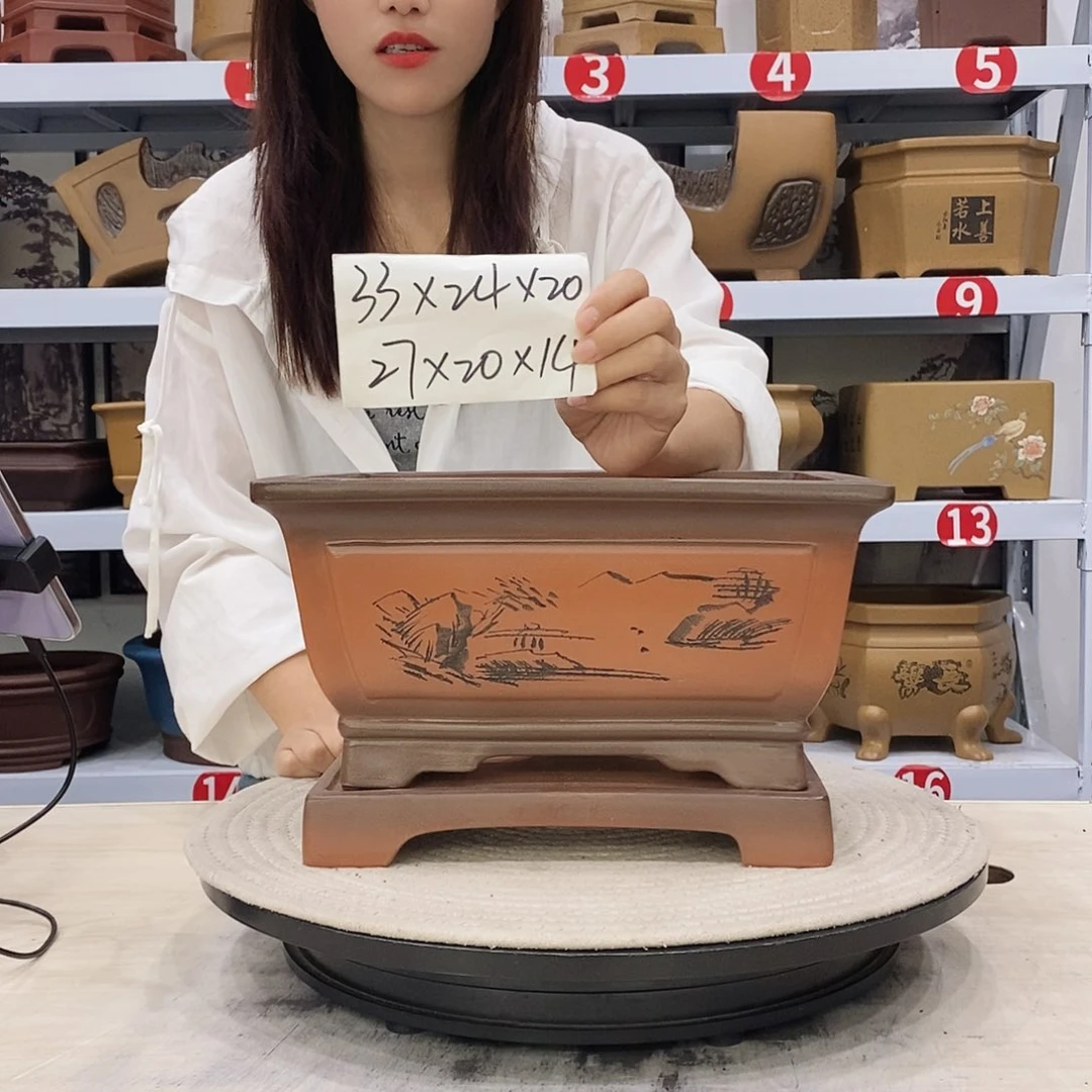 紫砂花盆紫砂花盆