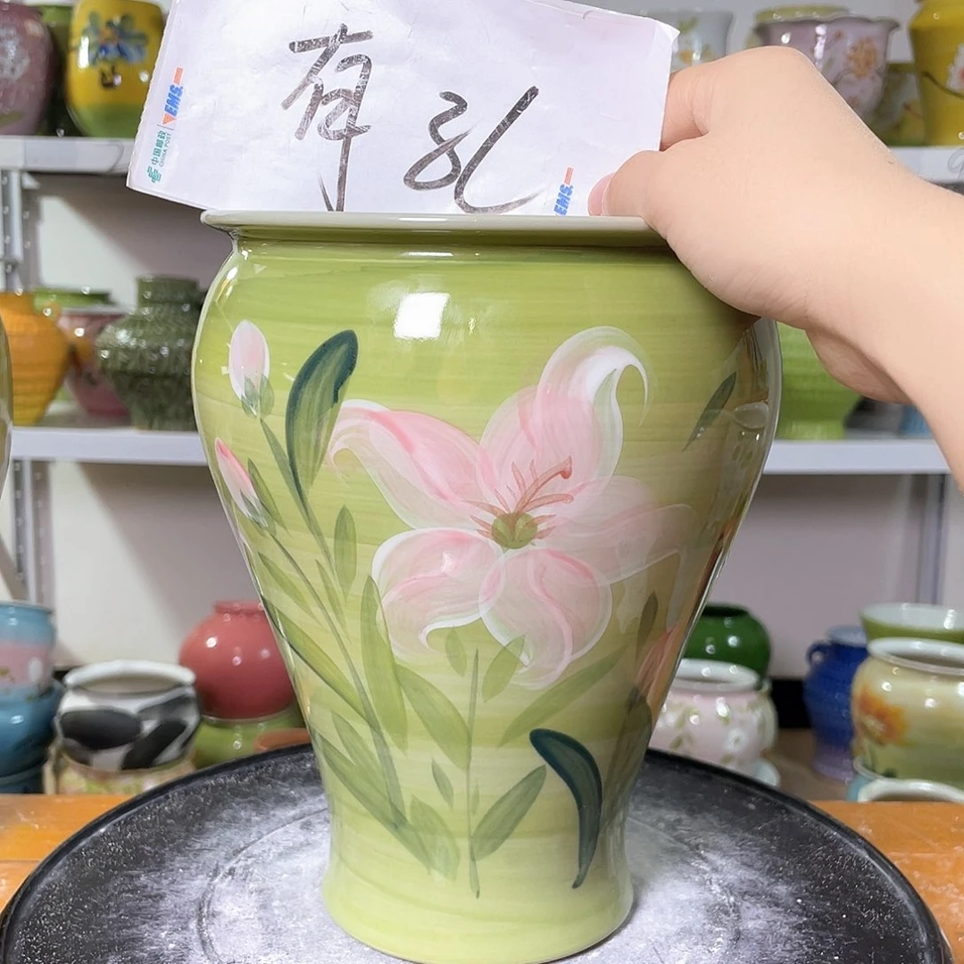 景德镇陶瓷花盆花器暇258
