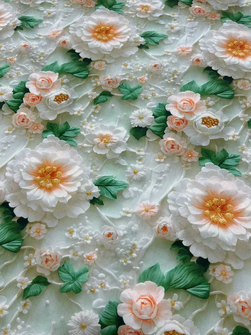 出水芙蓉）木棉布料，柔软透气丝滑亲肤，连衣裙旗袍