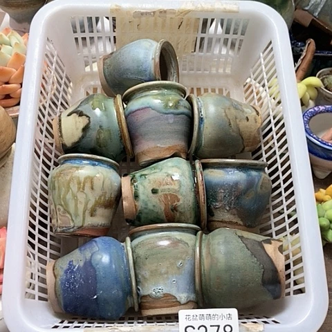 紫砂花盆278微瑕品口径4到4.5左右