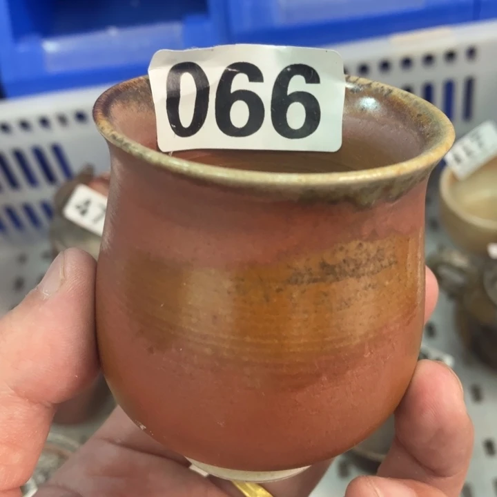 柴烧茶具茶杯大放漏