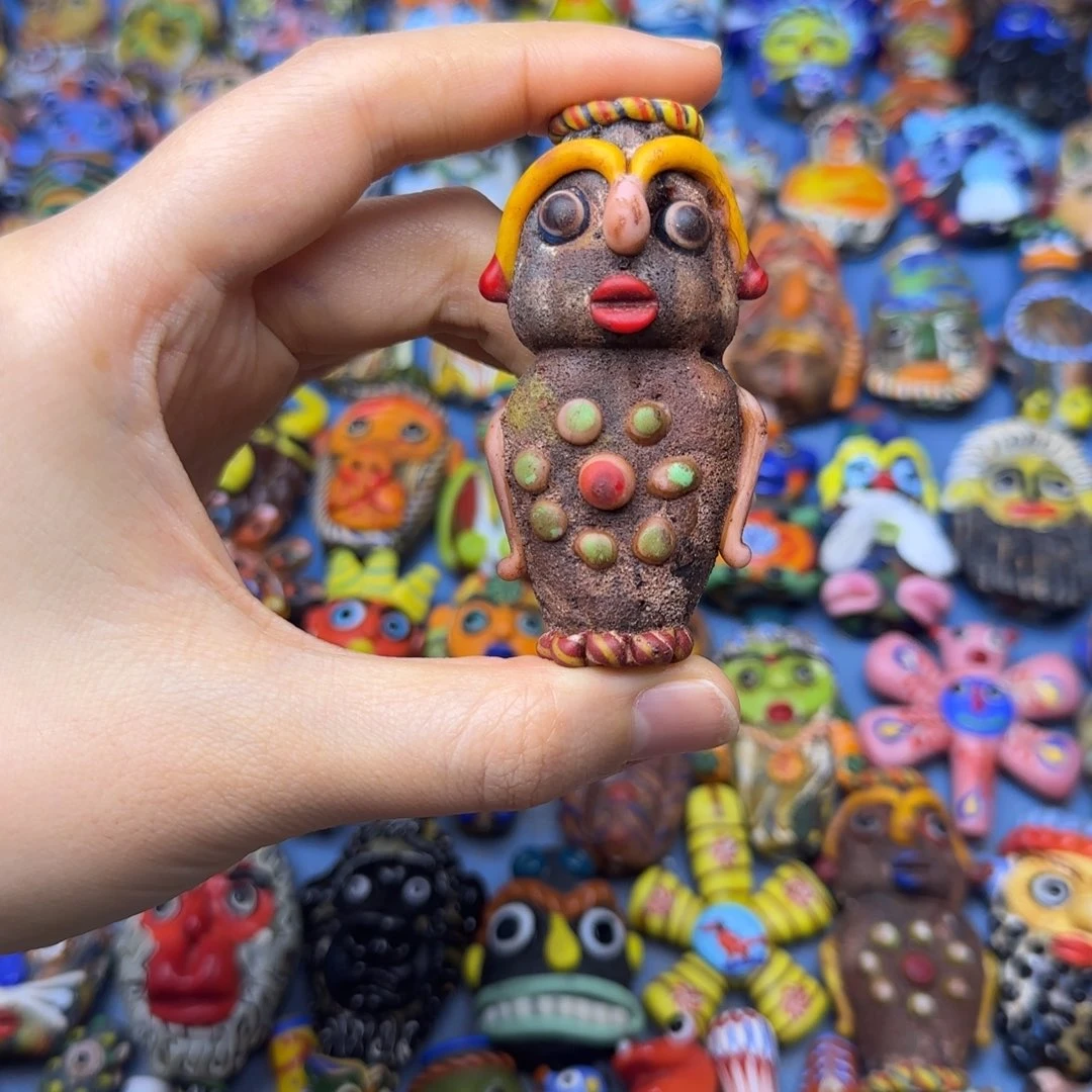 琉璃非金属玻璃颈饰企鹅人一个