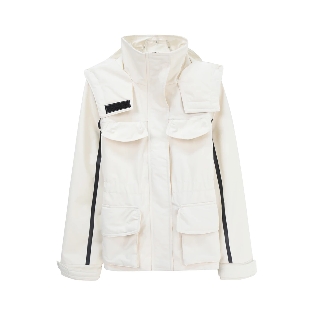 S 韩版时尚工装连帽收腰显瘦加厚羽绒服外套（赠腰带）U305