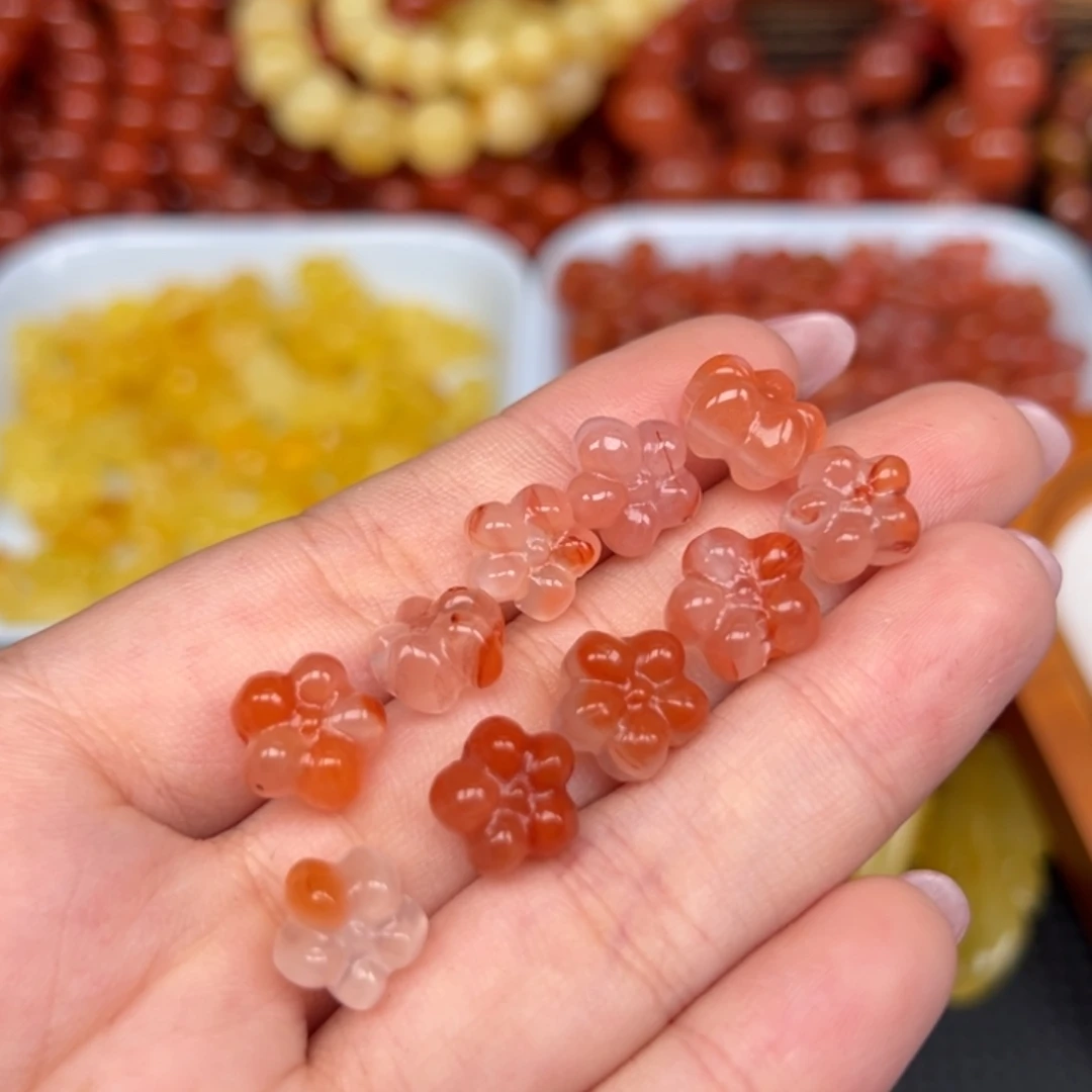 南红玛瑙未镶嵌吊坠(不含链)