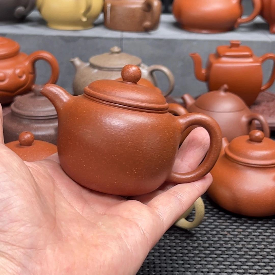 紫砂茶壶紫砂艺术茶具套装红降坡
