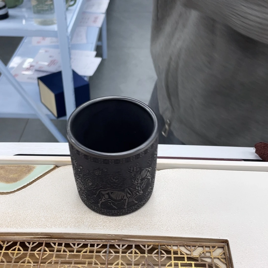 茶杯紫砂紫砂五牛