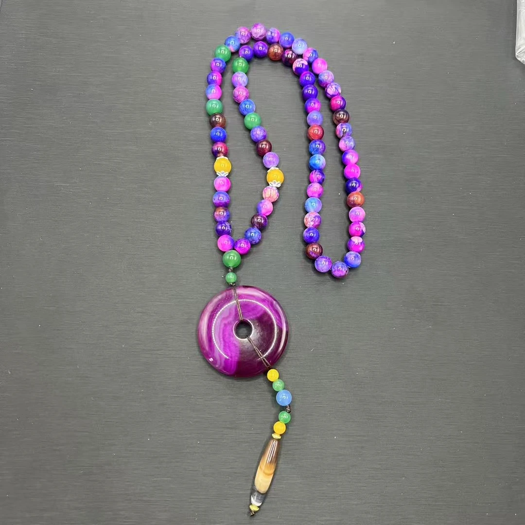 G85时尚精美九宫磁胆项链