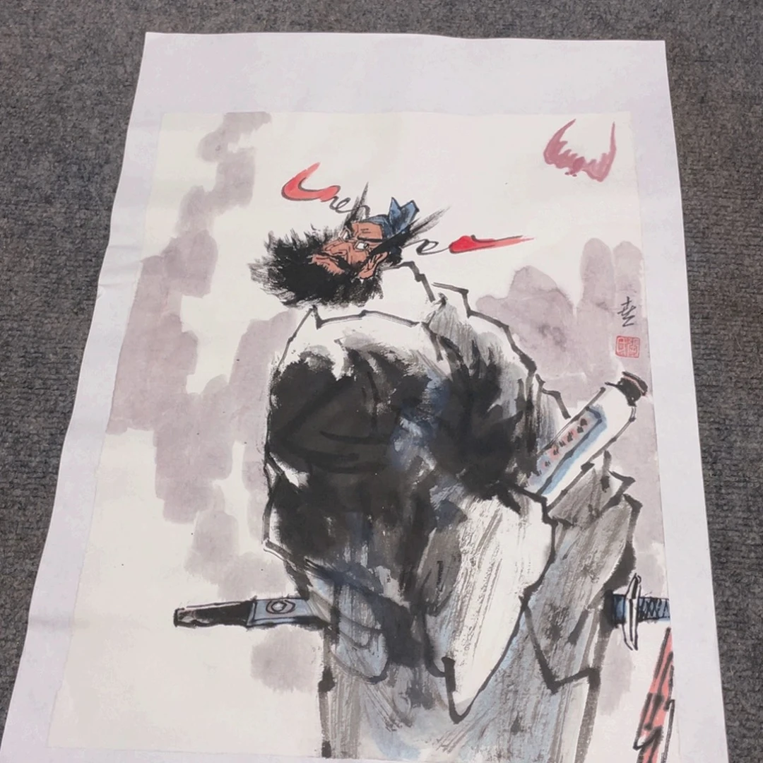 国画1.4平尺纯手绘国画作品