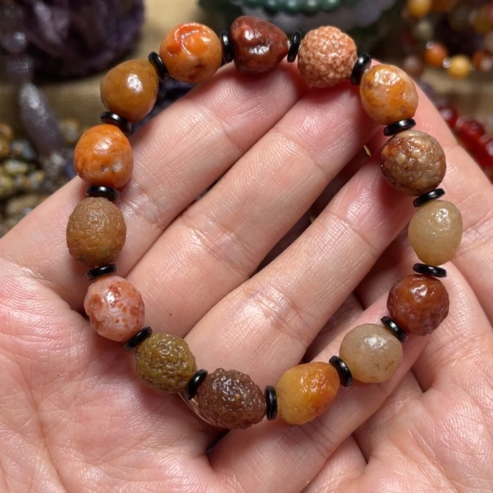 玛瑙/玉髓合金手链