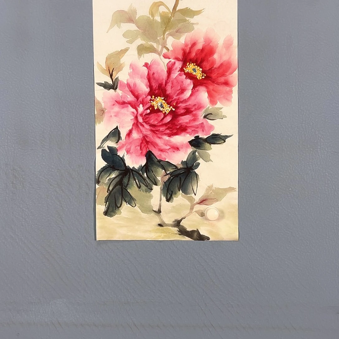 国画001 花鸟和蝴蝶都可以