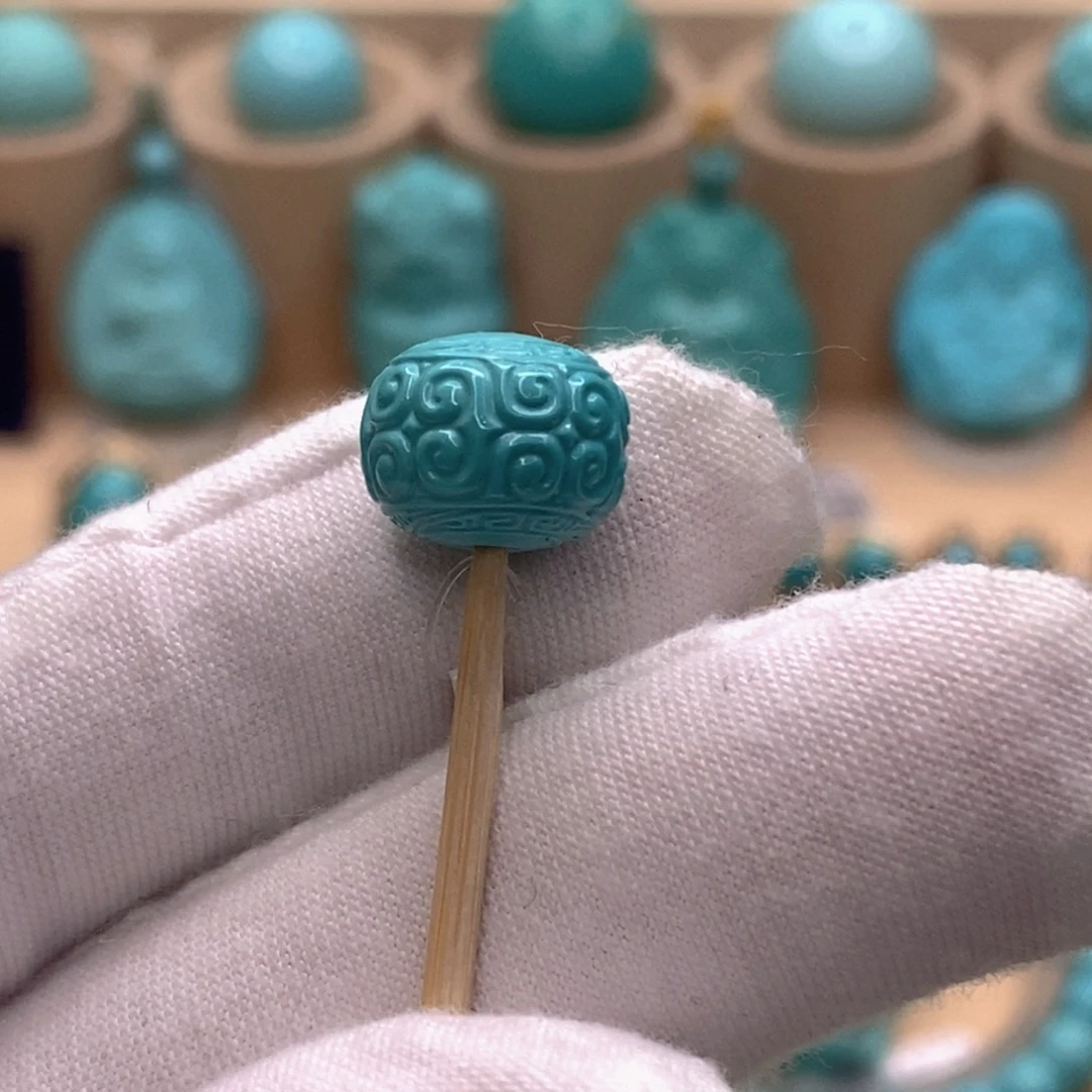 绿松石未镶嵌珠宝奇石11.5mm