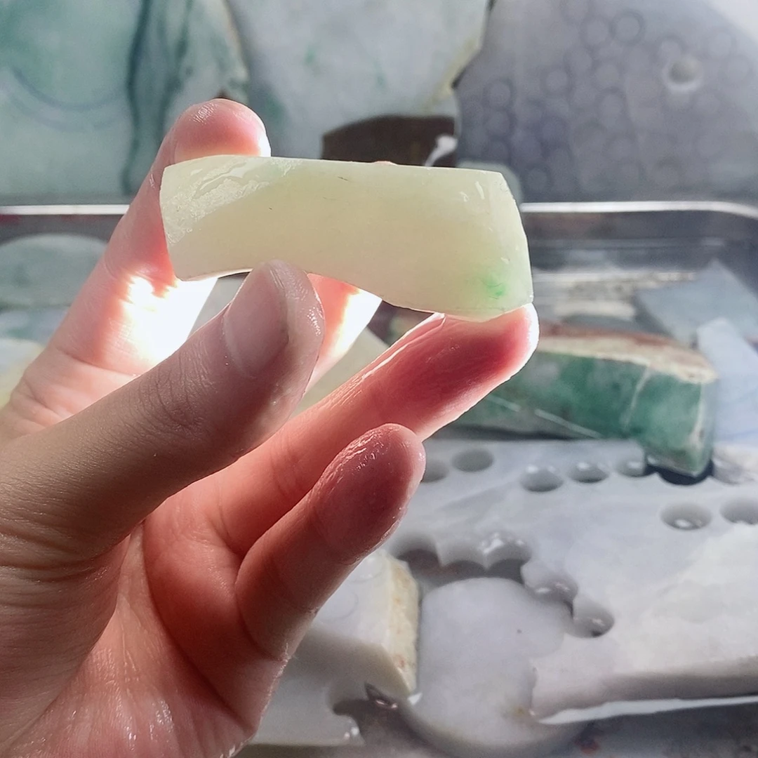 翡翠散珠天然缅甸翡翠a货49