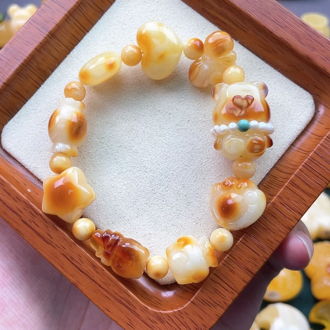 未镶嵌琥珀裸石蜜蜡