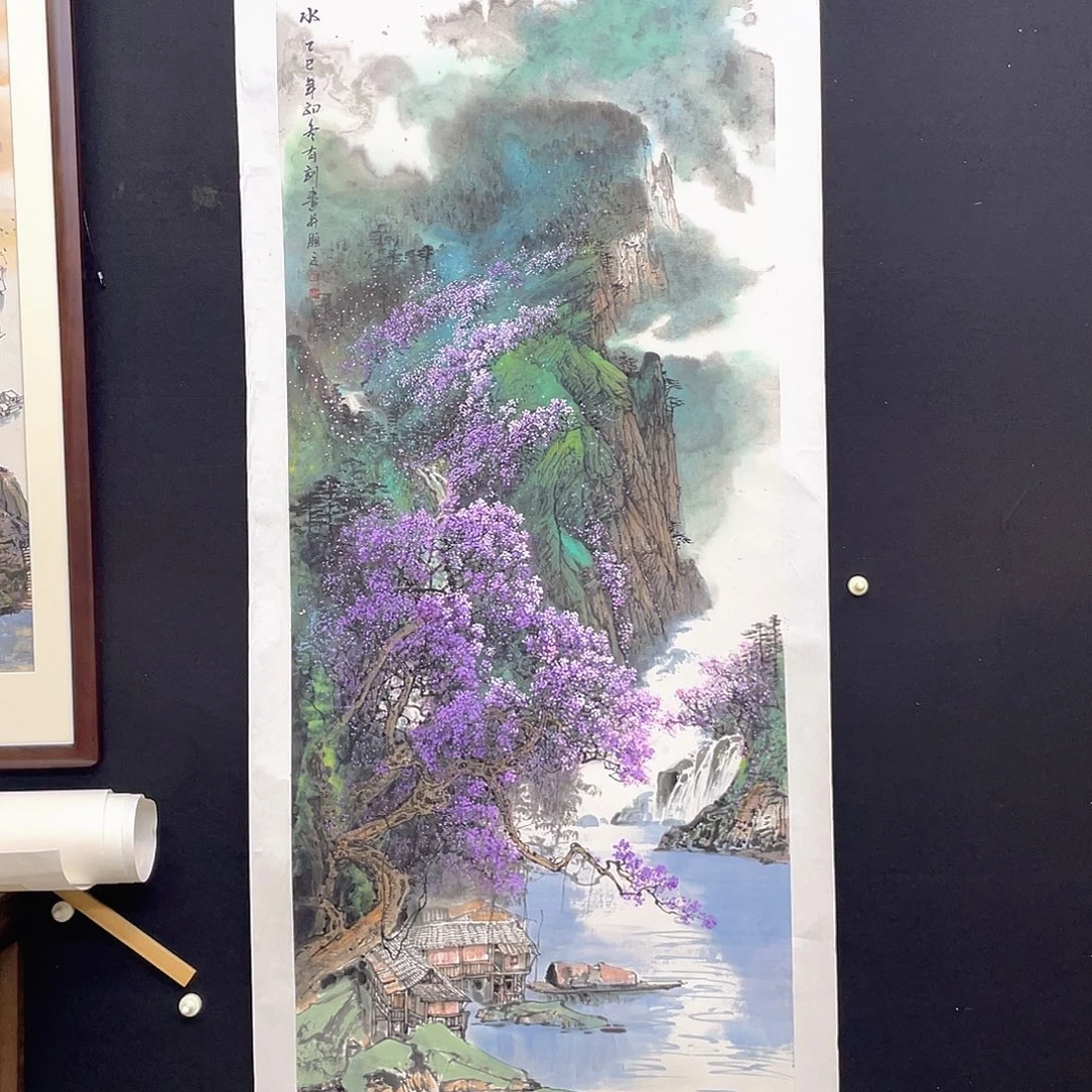 国画手绘国画，精品山水